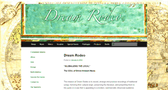 Desktop Screenshot of dreamrodeo.com