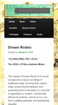 Mobile Screenshot of dreamrodeo.com