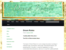 Tablet Screenshot of dreamrodeo.com